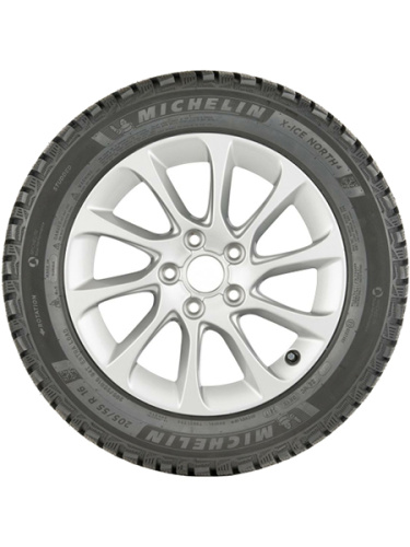 фото протектора и шины X-Ice North 4 Шина Michelin X-Ice North 4 255/40 R18 99T